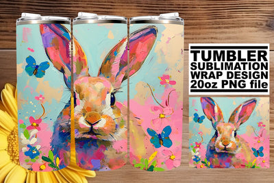 Colorful Bunny-themed Sublimation Art Sublimation afrosvg 