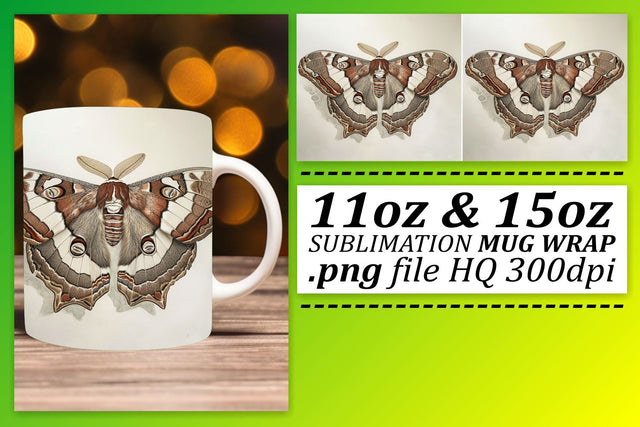 Colorful Butterfly Mug Sublimation: Springtime Edition Sublimation afrosvg 