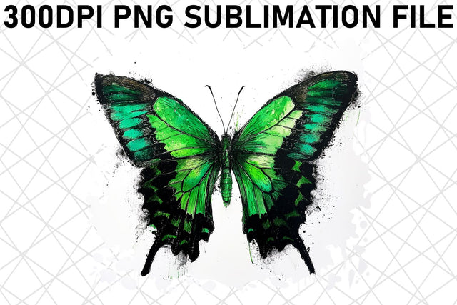 Colorful Butterfly Sublimation Graphic Sublimation afrosvg 