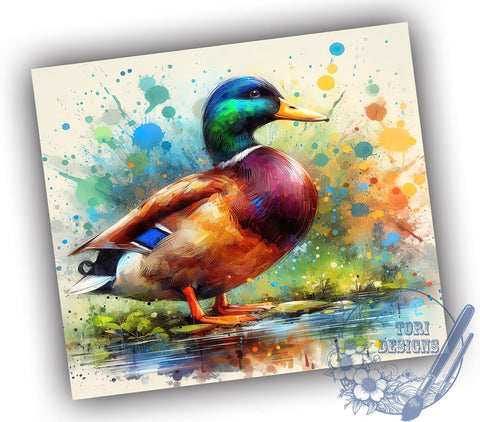 Colorful Canada Goose 20oz Skinny Tumbler, Goose Tumbler Png, Straight & Tapered Tumbler Wrap, Instant Digital Download Sublimation ToriDesigns 