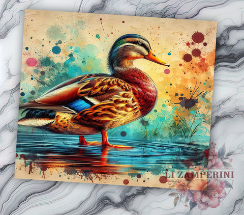 Colorful Canada Goose 20oz Tumbler Wrap PNG, Goose Tumbler Png, Straight & Tapered Tumbler Wrap, Instant Digital Download Sublimation Li Zamperini 