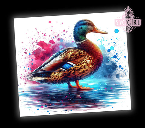 Colorful Canada Goose 20oz Tumbler Wrap Sublimation Design, Straight Tapered Tumbler Wrap, Goose Tumbler Png, Instant Digital Download Sublimation SvggirlplusArt 