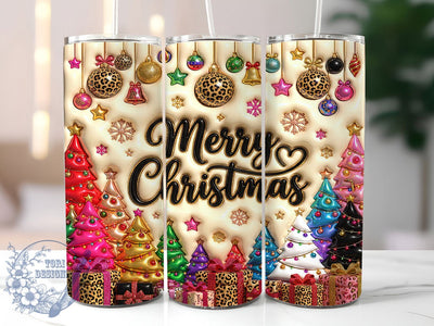 Colorful Christmas Trees 20oz Tumbler, Colorful Christmas, Christmas Trees, Colorful Trees, Christmas Tree PNG, Colorful Tree PNG, Christmas Tumbler, 20oz Tumbler Wrap Sublimation ToriDesigns 