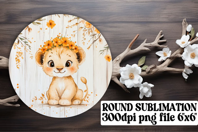 Colorful circle designs for keychains, ready for sublimation! , Animals Sublimation afrosvg 