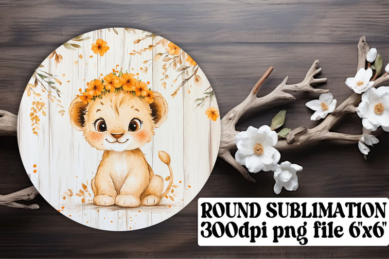 Colorful circle designs for keychains, ready for sublimation! , Animals Sublimation afrosvg 