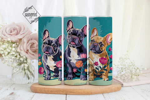 Colorful Dog Portrait Tumbler Wrap Sublimation sassyprint 