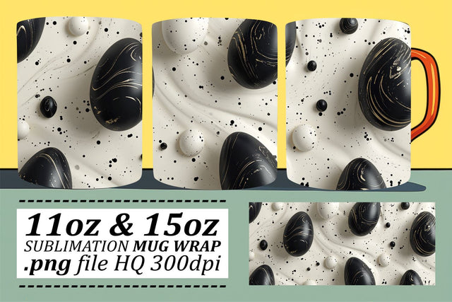 Colorful Easter Basket Wraps | Spring Sublimation 11oz 15oz Sublimation afrosvg 