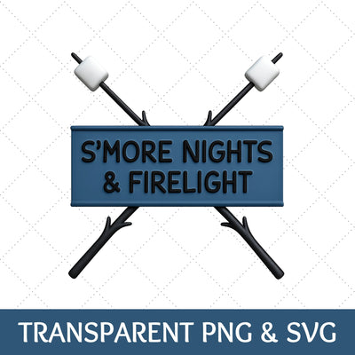 Colorful Fall SVG | S'more PNG SVG Paige Cole Studio 