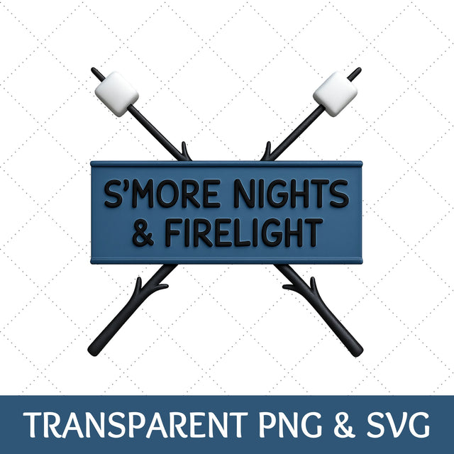 Colorful Fall SVG | S'more PNG SVG Paige Cole Studio 