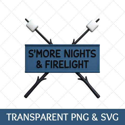 Colorful Fall SVG | S'more PNG SVG Paige Cole Studio 