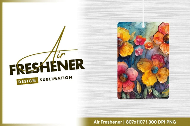 Colorful floral artwork with glitter accents Sublimation Regulrcrative 
