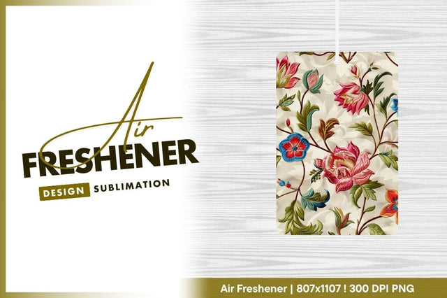Colorful Floral Pattern with Pink Blue and Red Flowers on Cream Background Sublimation Regulrcrative 