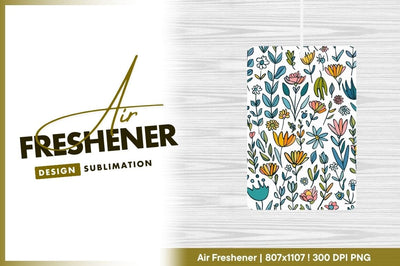 Colorful Hand- Drawn Floral Pattern with Flowers and Leaves on White Background Sublimation Regulrcrative 