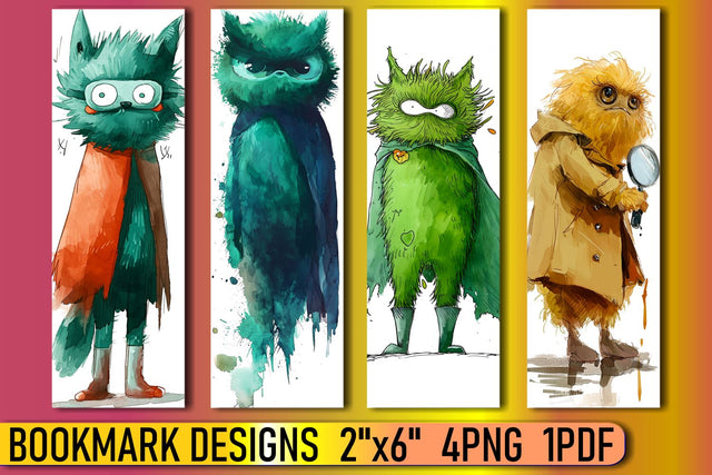 Colorful Hand-Drawn Monster Art Sublimation afrosvg 