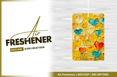 Colorful heart impasto painting texture background Sublimation Regulrcrative 