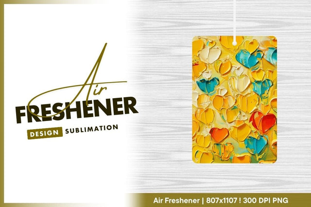 Colorful heart impasto painting texture background Sublimation Regulrcrative 