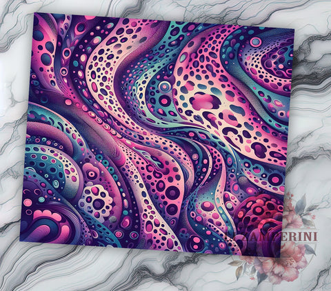 Colorful Leopard 20oz Tumbler Wrap PNG, Leopard Tumbler Png, Straight & Tapered Tumbler Wrap, Instant Digital Download Sublimation Li Zamperini 