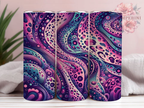 Colorful Leopard 20oz Tumbler Wrap PNG, Leopard Tumbler Png, Straight & Tapered Tumbler Wrap, Instant Digital Download Sublimation Li Zamperini 