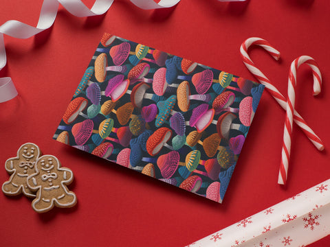 COLORFUL MUSHROOMS | Seamless Digital Pattern | Digital Download Scrapbook Paper Art | Embroidery Crochet Pattern | Junk Journal | Amigurumi Digital Pattern Mimi's Designs 