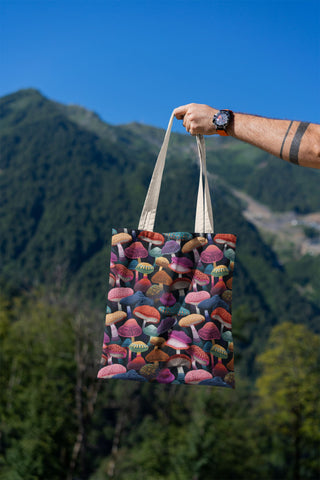 COLORFUL MUSHROOMS | Seamless Digital Pattern | Digital Download Scrapbook Paper Art | Embroidery Crochet Pattern | Junk Journal | Amigurumi Digital Pattern Mimi's Designs 