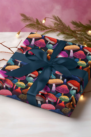 COLORFUL MUSHROOMS | Seamless Digital Pattern | Digital Download Scrapbook Paper Art | Embroidery Crochet Pattern | Junk Journal | Amigurumi Digital Pattern Mimi's Designs 