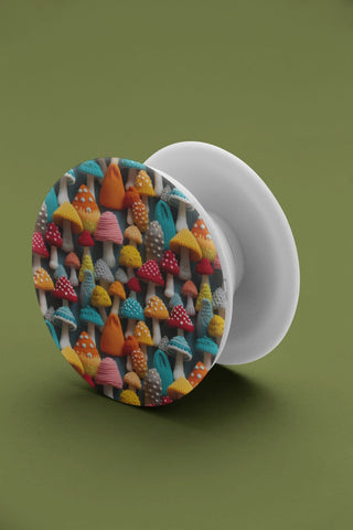 COLORFUL MUSHROOMS | Seamless Digital Pattern | Digital Download Scrapbook Paper Art | Embroidery Crochet Pattern | Junk Journal | Amigurumi Digital Pattern Mimi's Designs 