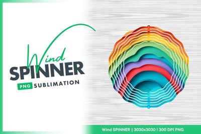Colorful paper cut out rainbow abstract illustration Sublimation Regulrcrative 