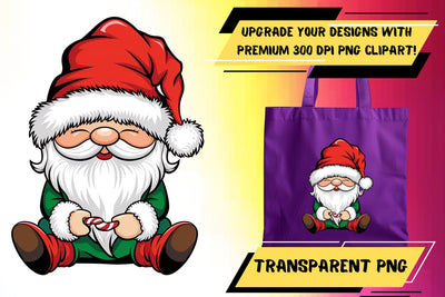 Colorful PNG artwork, for sublimation projects , Gnome Sublimation HoodArtCraft 