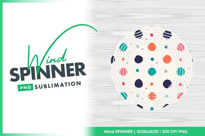 Colorful Polka Dot Pattern with Teal Orange Pink and Navy Blue Circles on Cream Background Sublimation Regulrcrative 
