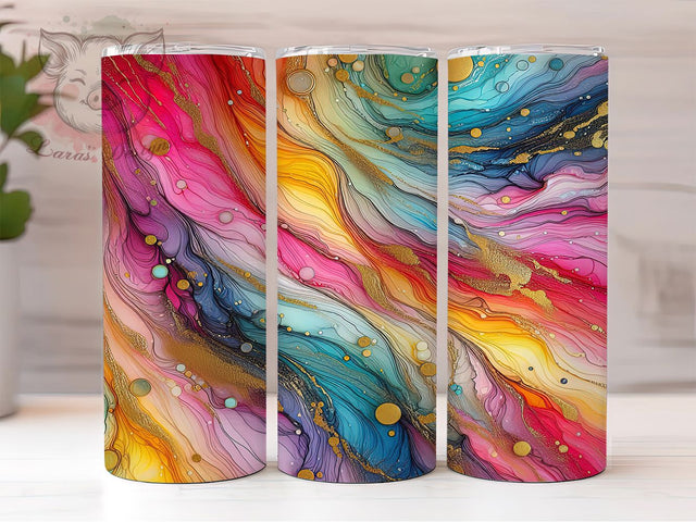 Colorful Rainbow Dopamine Quote Tumbler Wrap, Sublimation Design, Colorful Dopamine Wrap, Bright Rainbow Tumbler, Mental Health Inspired, 20Oz Tumbler, Digital Download Sublimation Lara' s Designs 