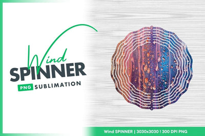 Colorful raindrops on glass wind spinner round png Sublimation Regulrcrative 
