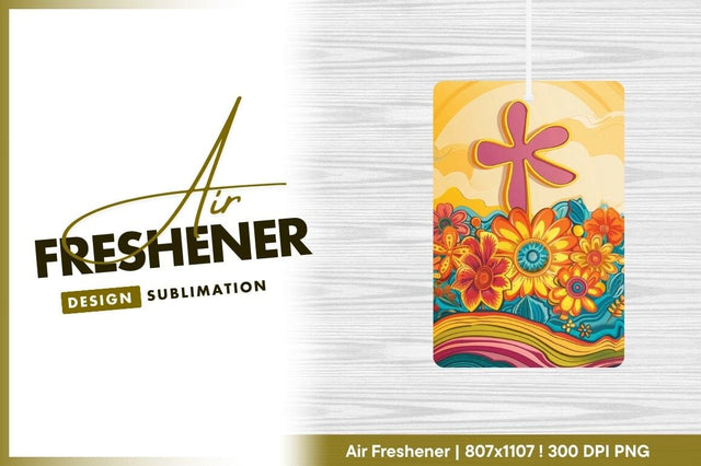 Colorful retro flower power graphic design Sublimation Regulrcrative 