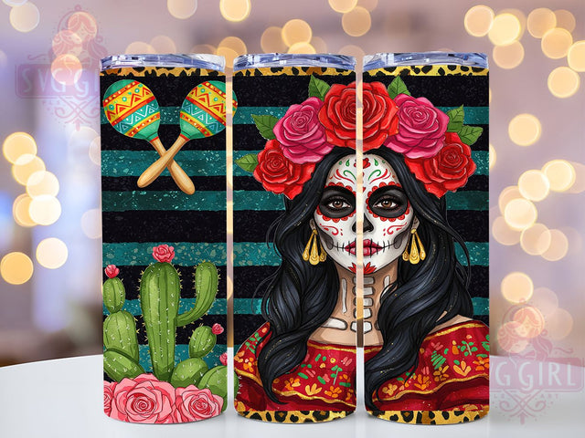Colorful Serape Fiesta Tumbler Wrap, Serape Pattern Design, Latina Girl Tumbler, 20oz Fiesta Cup, Cultural Mexican Wrap, Colorful Serape Sublimation, Vibrant Mexico Tumbler Template Sublimation SvggirlplusArt 