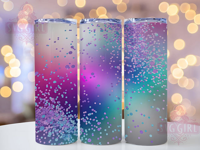 Colorful Sparkly Glitter Sequin Tumbler, Sparkly Sequin Sublimation Design, Vibrant Glitter Art, 20oz Glam Tumbler, Whimsical Sequin Mug, Stylish Glitter Cup, Bold Sequin Wrap Sublimation SvggirlplusArt 