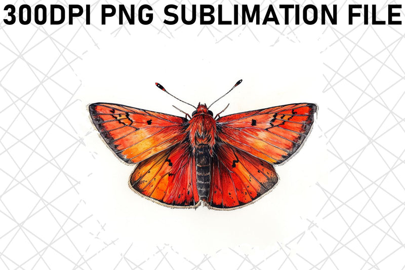 Colorful Spring Butterfly Design Sublimation afrosvg 