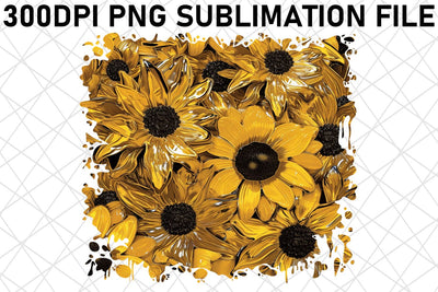 Colorful Spring Flower Artistry Sublimation afrosvg 