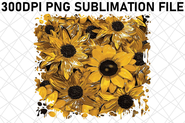 Colorful Spring Flower Artistry Sublimation afrosvg 