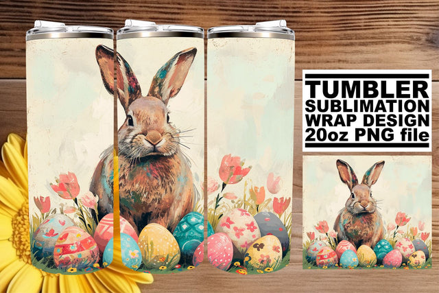 Colorful Springtime Happy Easter Design Sublimation afrosvg 