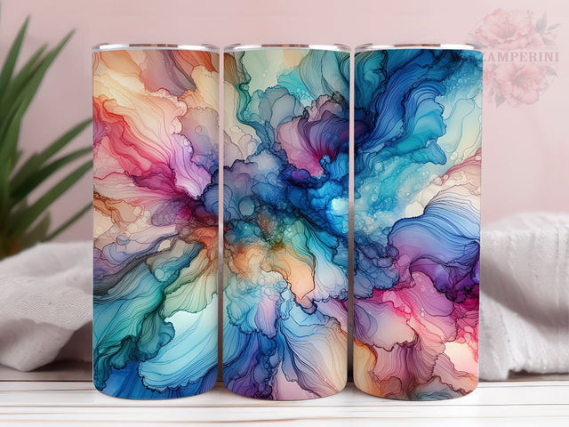 Colorful Swirl 20oz Tumbler Wrap PNG, Swirl Tumber Png, Straight & Tapered Tumbler Wrap, Instant Digital Download Sublimation Li Zamperini 