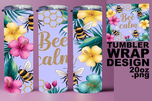 Colorful tumbler wrap, great for DIY projects! , Bee Sublimation HoodArtCraft 