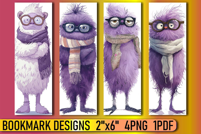 Colorful Watercolor Bookmarks Sublimation afrosvg 