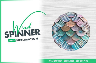Colorful Wind Spinner Round P N G Sublimation Design on Wood Grain Background Sublimation Regulrcrative 
