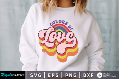 Colors of love svg Design SVG Regulrcrative 