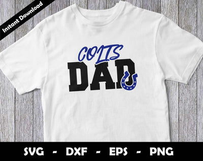 Colts Dad SVG Cut File, Colts logo SVG Design, Colts Dad Football, T-Shirt Sublimation Design Png SVG Arthur Arellano 