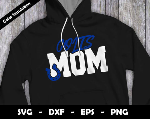Colts Mom SVG Cut File, Colts logo SVG Design, Colts Mom Football, T-Shirt Sublimation Design Png SVG Arthur Arellano 