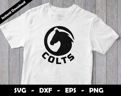 Colts SVG Cut File, Colts logo SVG Design, Colts Football Mascot, T-Shirt Sublimation Design Png SVG Arthur Arellano 