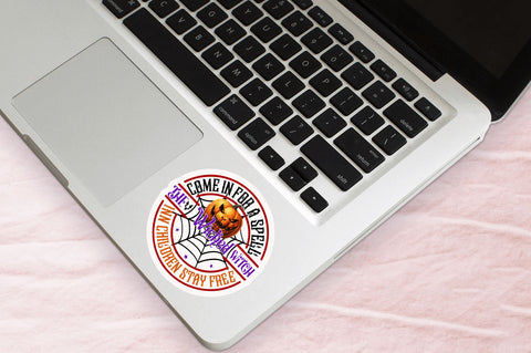 Come in for a spell the Stickers Design Sublimation Regulrcrative 