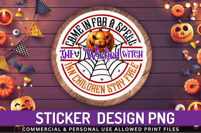 Come in for a spell the Stickers Design Sublimation Regulrcrative 