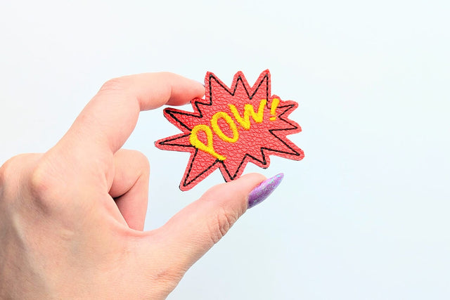 Comic Burst POW ITH Feltie Embroidery Embroidery/Applique DESIGNS Designed by Geeks 