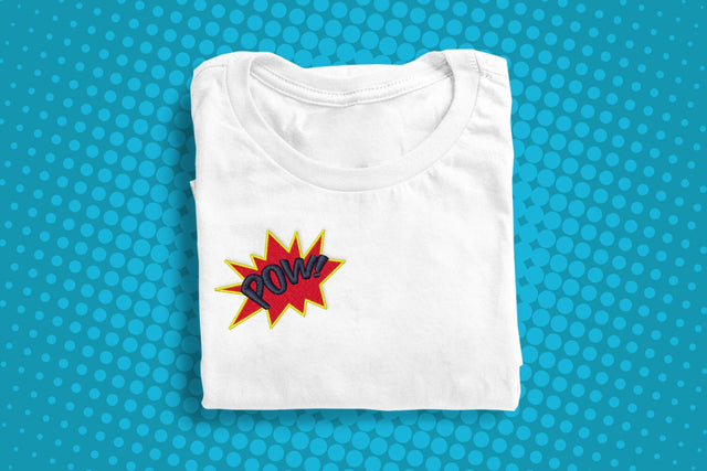 Comic Burst POW Mini Embroidery Embroidery/Applique DESIGNS Designed by Geeks 